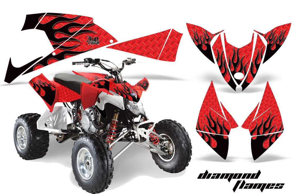 Polaris Outlaw 500 2009 Graphics Kit DF R